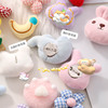 Cartoon plush cute brooch, doll, pendant, accessory with accessories, handmade, wholesale