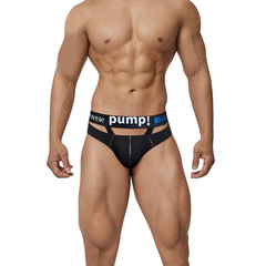 temu 新款大V腰帶男士吊環三角褲性感透氣三角內褲MP265