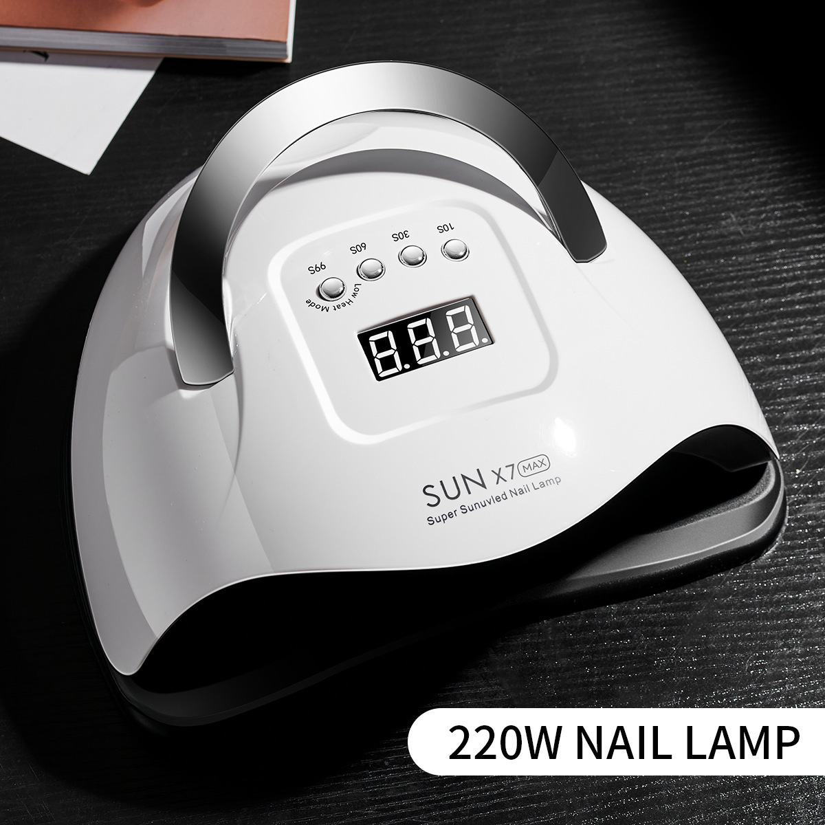 Lámpara de fototerapia de uñas portátil X7 lámpara de cocción de uñas de mano no negra lámpara de curado lámpara UV máquina de belleza de uñas de secado rápido máquina de fototerapia