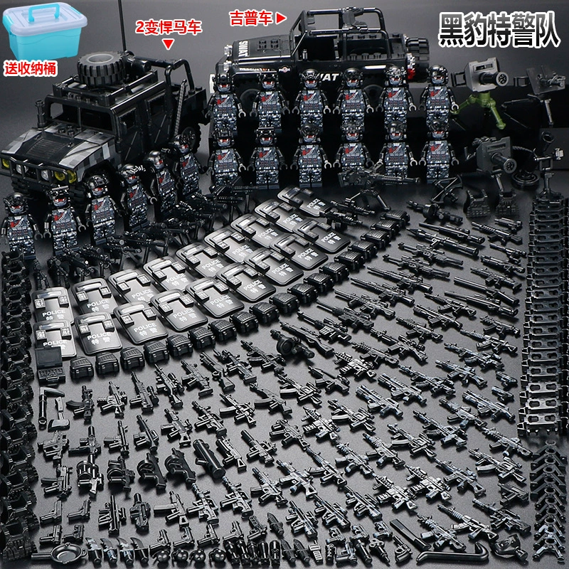 Конструктор с минифигурками (Lego) — военные и полиция, солдаты, техника и аксессуары, наборы