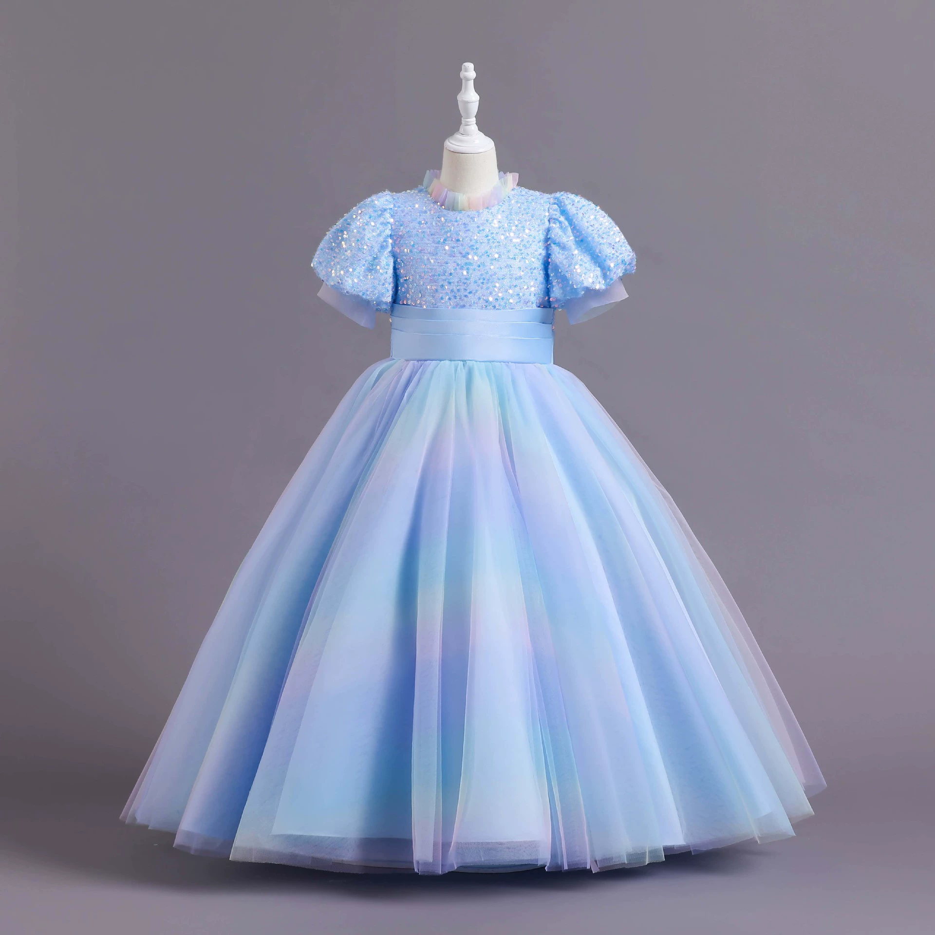 Платье, детская юбка для девочки, маленькийprincess костюм, западный стиль, tulle, оптовая закупка