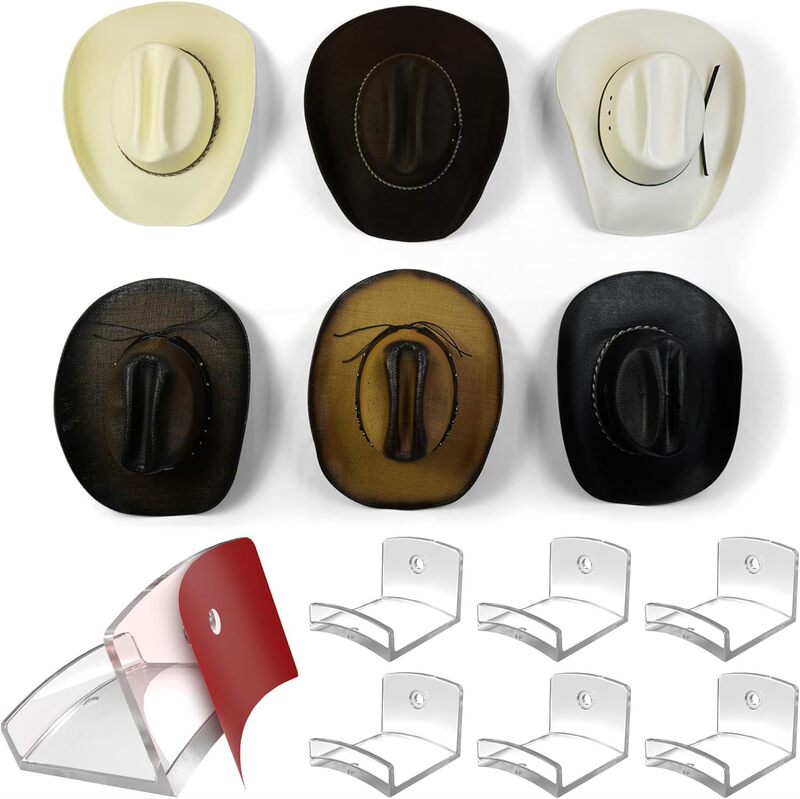 Amazon Hot Selling Cap Hook Cross Border Headphone Necklace Storage Modern JP Wall Mounted Sticky Cap Hook Cowboy Hat Rack