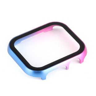 Aluminum Alloy Tempered Glass Integrated Case Suitable for Apple 789 iWatch S10 Ultra Metal Protective Cover