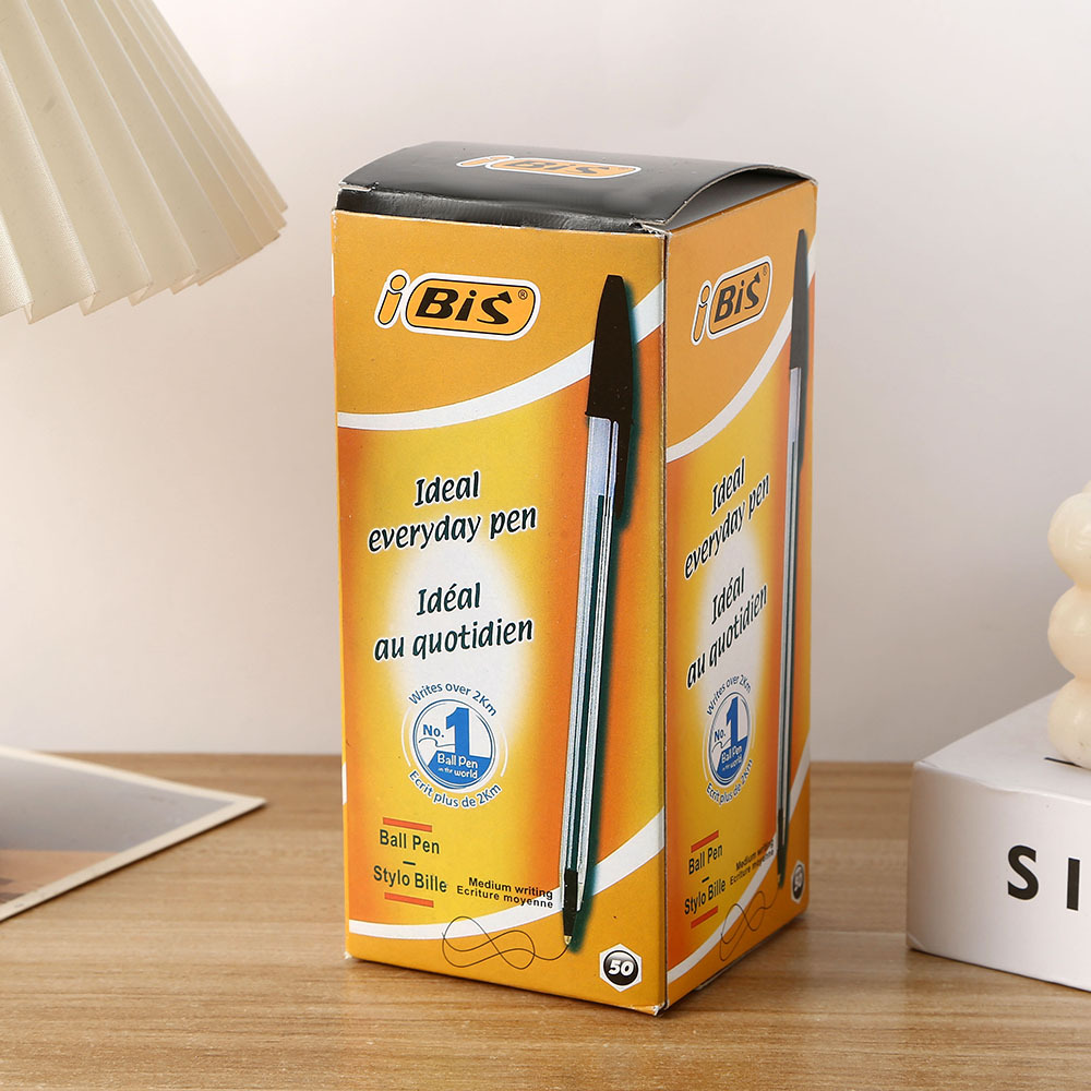 Pluma simple ABC / ETO / BIS bolígrafo de tapa tricolor opcional bolígrafo de escritorio exportación de comercio exterior
