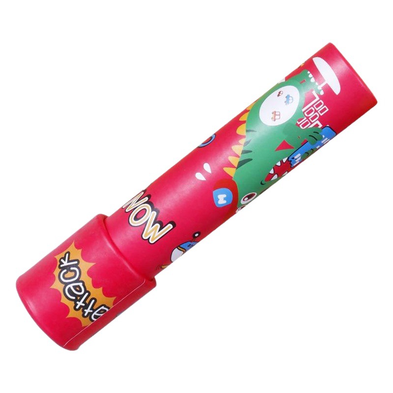 Children's Nostalgic Science and Education Toys Varied Cartoon Rotating Double-Section Kaleidoscope Parent-Child Interactive Fun Toys