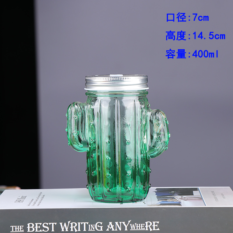 Fábrica al por mayor Polla taza Internet celebridad gradiente color Mason taza paja vidrio taza con mango fútbol taza de agua