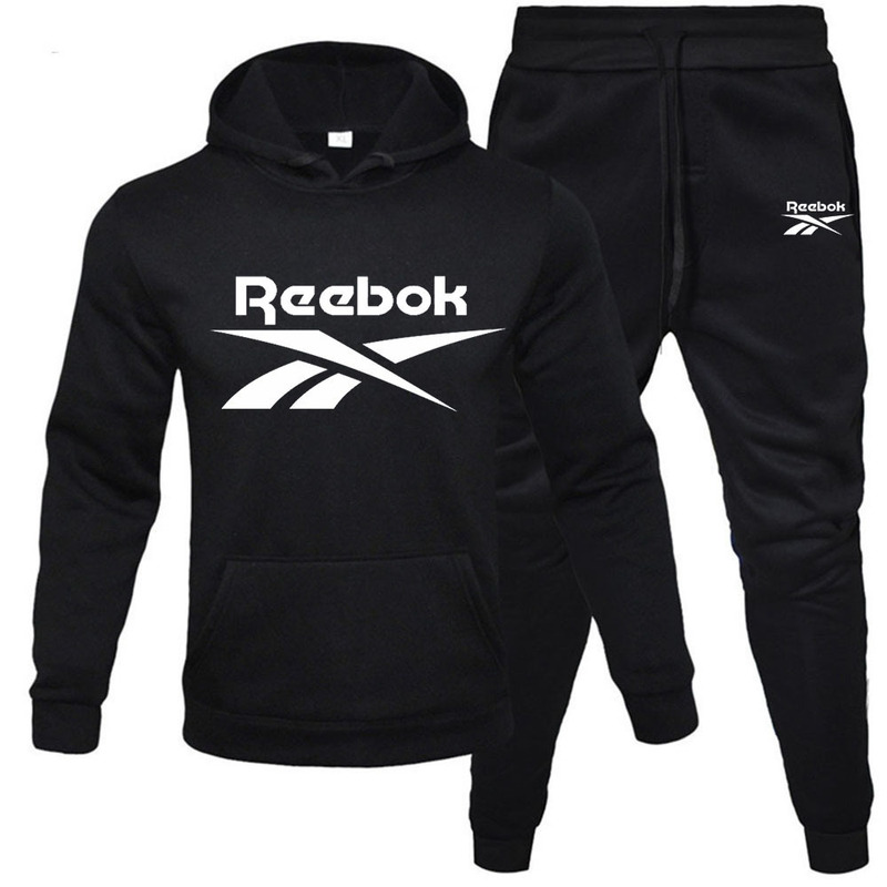 2024 Amazon AliExpress Men's Sportswear suit Fleece Hoodie suit Fashion Sweatshirt in stock