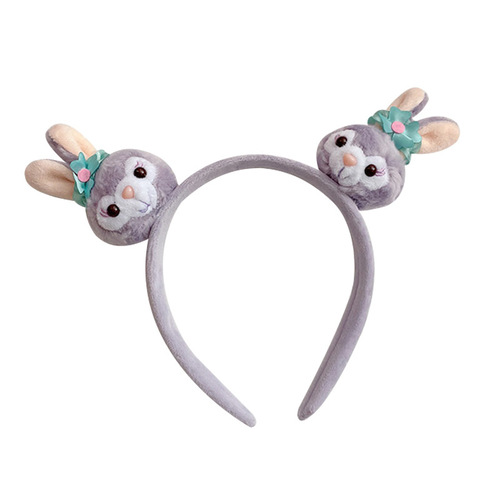 Children's Cute Star Dew Hairband Sweet and Cool Little Girl Autumn and Winter Wash Pressed Hair Accessories Girls Rabbit Ears Hair Accessories