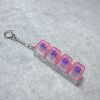 Four-button transparent shell - pc powder transparent cap