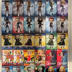 バンダイ Qposket モデル人形 アベンジャーズ 映画周辺人形 マーベルヒーロー フィギュア 完成品