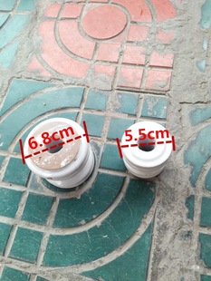 Low-Voltage Street Code Porcelain Insulators Porcelain Porcelain Wire Street Code Rack Fixed String Type Double Groove Porcelain Beads