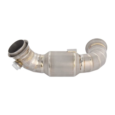 Duke790/890Adv Modified Mt800Nk Front, Exhaust pipe - nk800-titanium-alloy-drum-removal-catalyst-mid-stage-oxygen-sensing