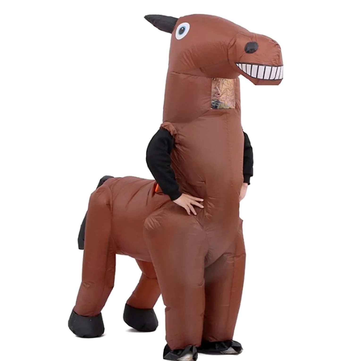 Venta caliente Traje inflable transfronterizo Dinosaurio de Halloween Alien Tyrannosaurus Rex Dress Up Ropa de actuación divertida Decoración de fiesta