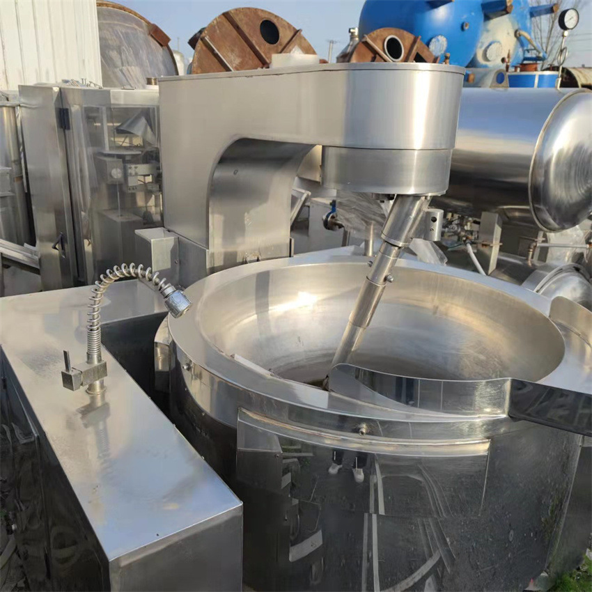 二手行星搅拌炒锅 电加热可倾斜全自动夹层锅 火锅底料炒锅 炒锅