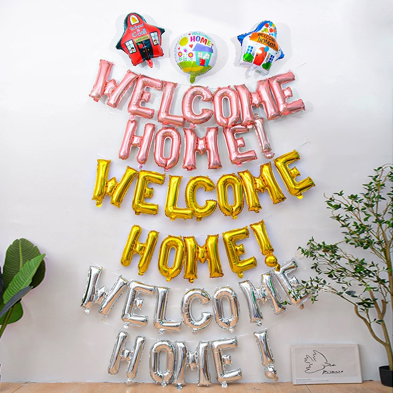 Cross-border welcome home letter balloons Back-to-school party…