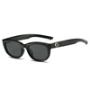 Fashionable trend sunglasses suitable for men and women, 2023 collection, Korean style, city style