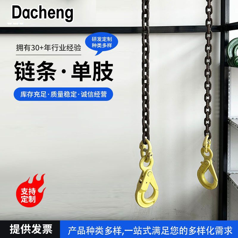 单肢型起重吊具 多种链条组合航吊起重车用链条配件 高拉力索具
