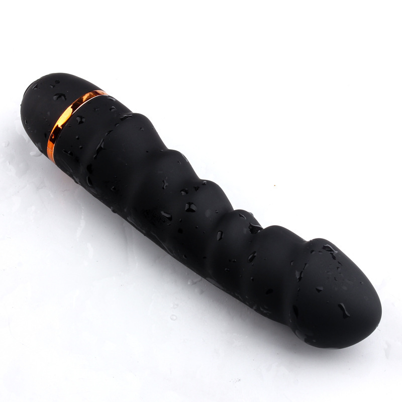 Vibrating Prostate Massager, Silicone Anal Plug with Button Control, Purple — detail image 11