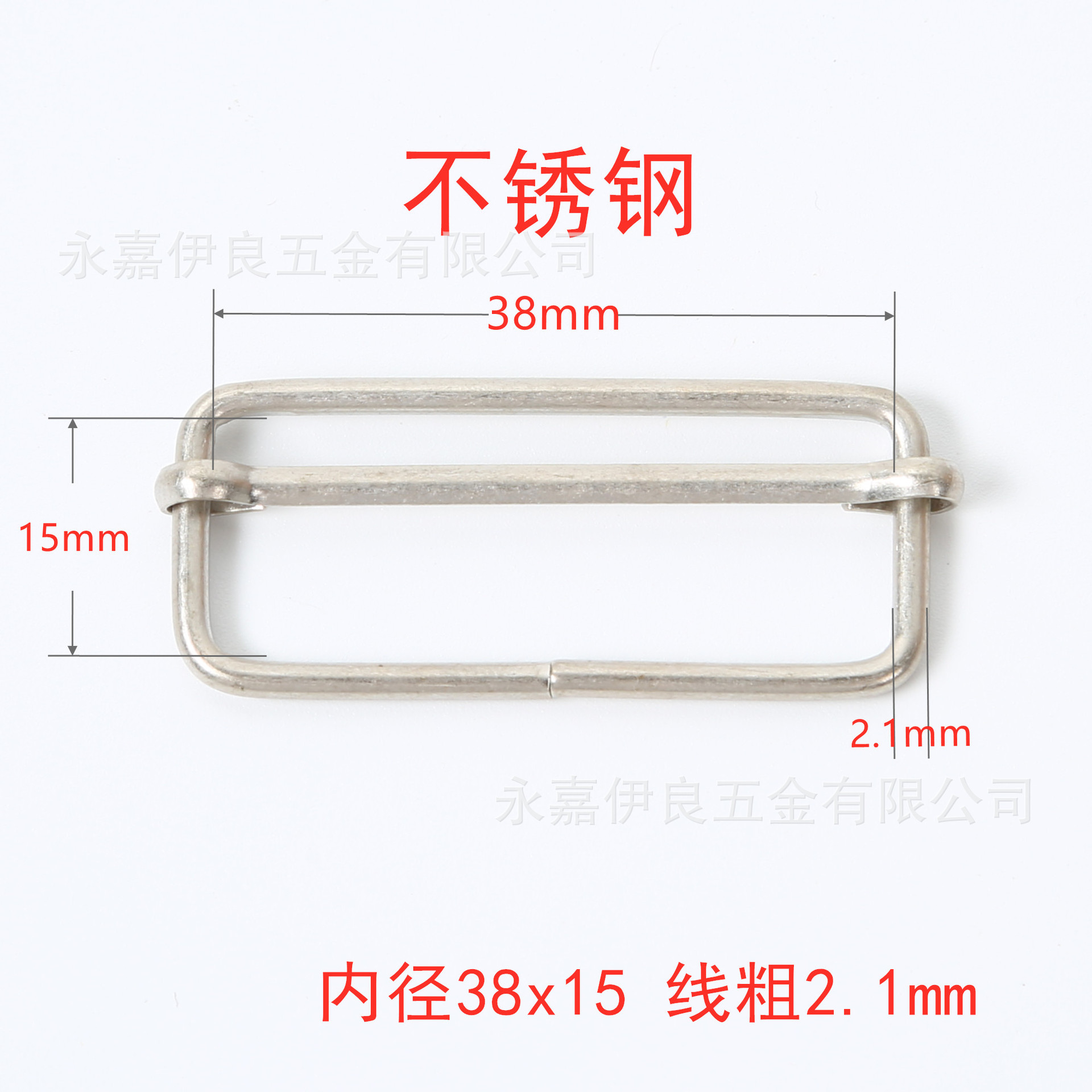 Venta directa de fábrica de hebillas metálicas en forma de D en stock, hebillas ajustables de acero inoxidable, nuevas hebillas de tracción, hebillas de tres niveles de cobre, hebillas de alambre de hierro. image 147