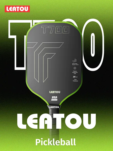 High-quality manufacturer carbon fiber T700 fine matte Toray carbon fiber pickleball racket, competition lengthened 16mm thick competition racket
