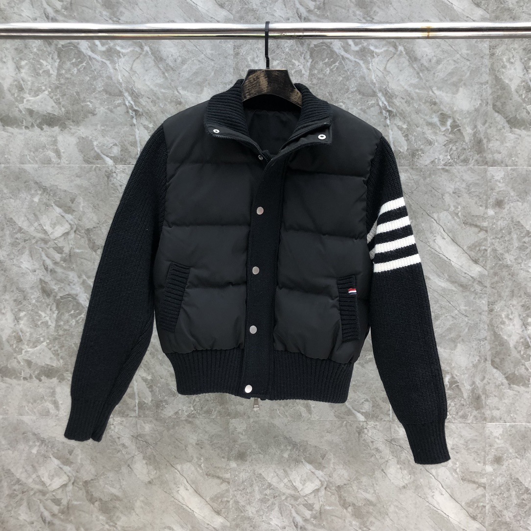 TBファクトリーダイレクト秋冬新作ハイバージョンネットセレブ人気折りたたみハーフタートルネックレディースダウンジャケット軽量