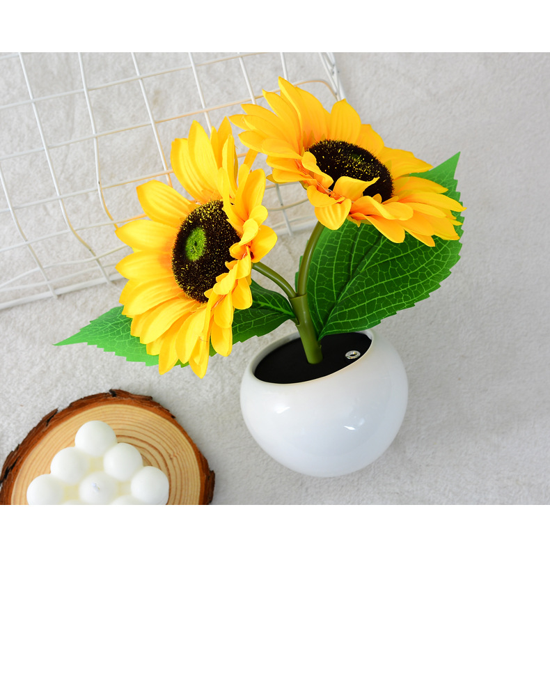 LED Sunflower Night Light