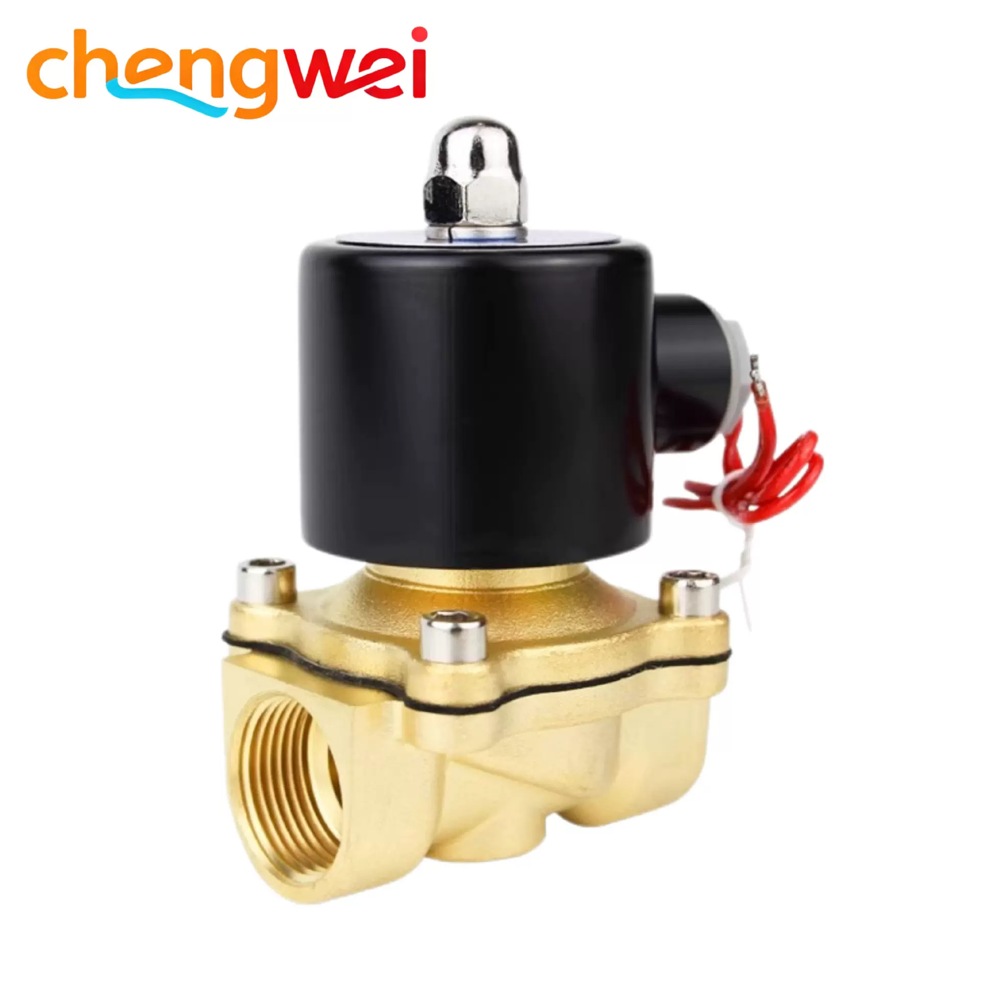 2W系列全通电磁阀高温蒸汽阀不锈钢电磁阀水阀220V 24V 12V