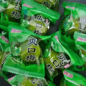 颜派 Освежающий сливово-зеленый сливовый порошок, независимая небольшая сумка, 5 фунтов повседневных закусок, оптовая продажа, бесплатная доставка