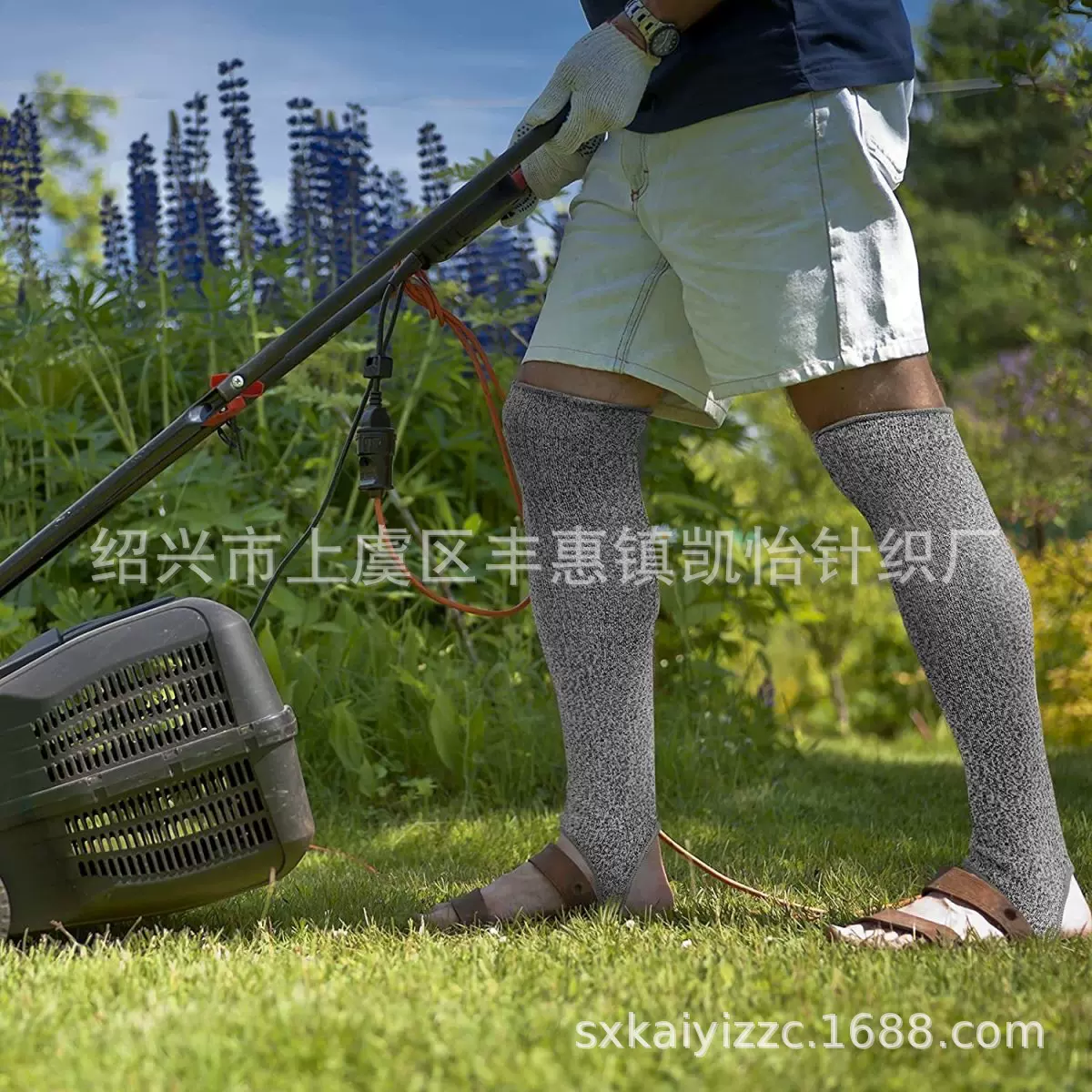 5级防切割护腿护臂防刮伤野外露营户外爬山攀岩玻璃厂防受伤腿套