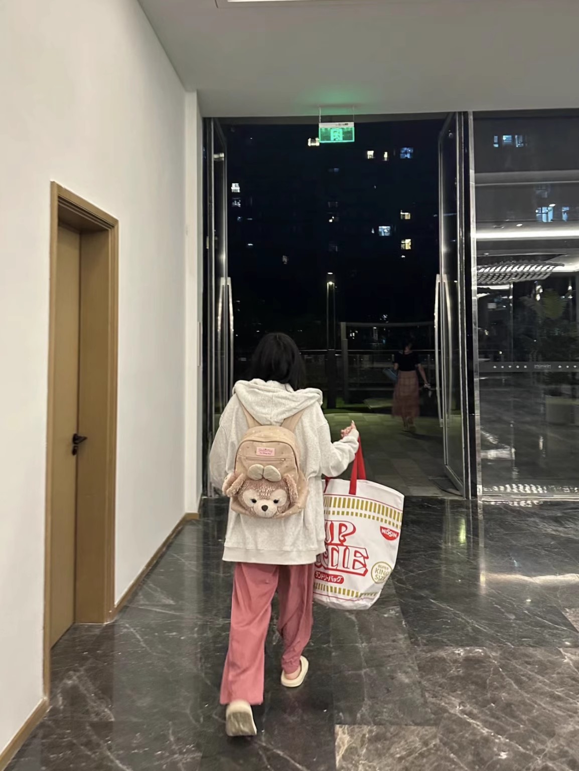 Shirley Rose Plush Backpack - Image 8