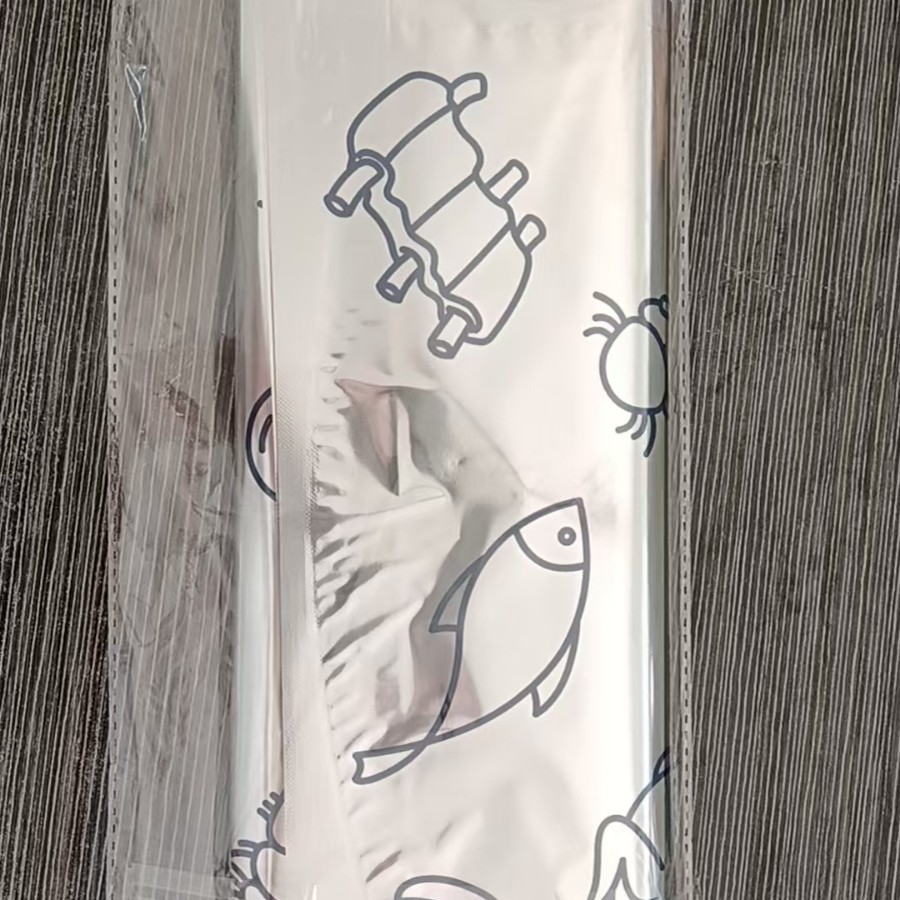 Bolsa de mantenimiento fresco y sellada de papel de aluminio Bolsa de mantenimiento fresco de papel de aluminio Bolsa sellada refrigerada de grado alimenticio Refrigerador Papel de aluminio congelado compacto