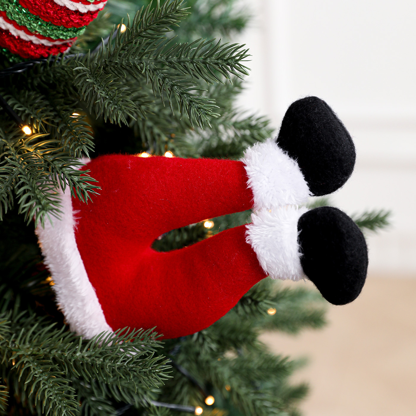 Transfronterizos nuevas decoraciones navideñas sombreros de genio ramas de flores de decoración árbol de Navidad regalos de Navidad de genio