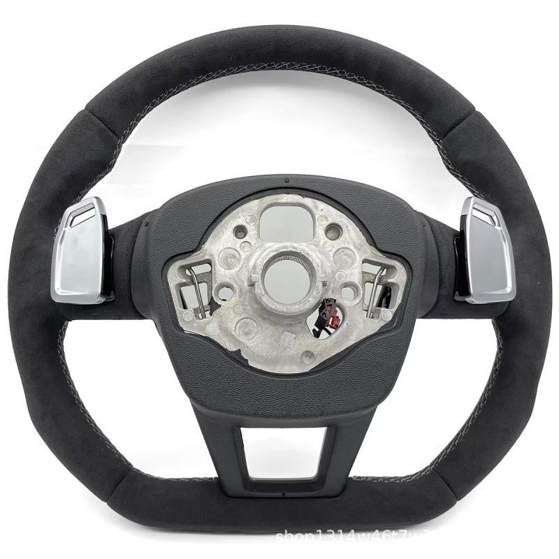 Original Factory Steering Wheel Made Entirely of Alcantara Material Suitable for Audi A4 S3 S5 8Y A6 C7 Rs7