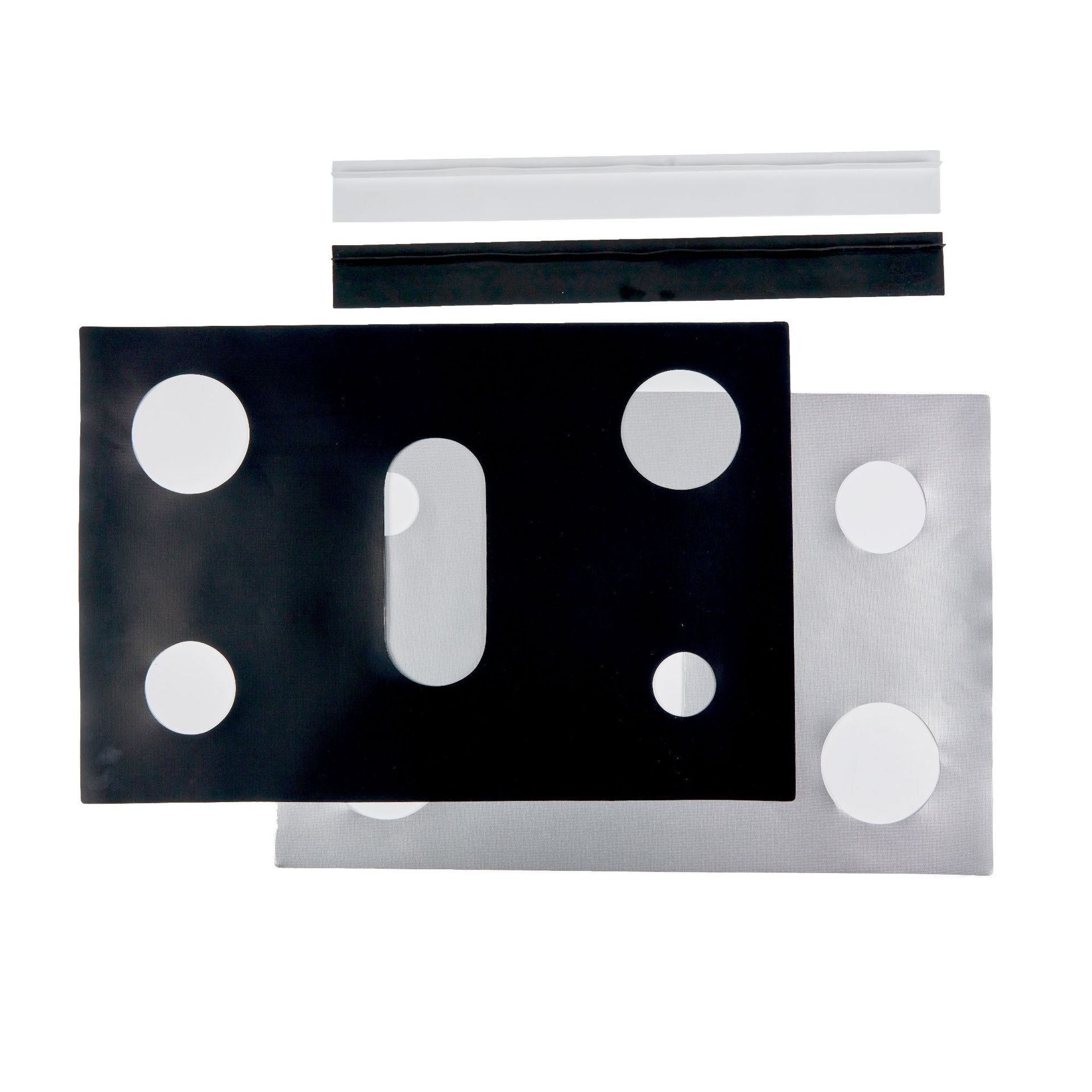 Amazon transfronteriza nueva estufa de gas de 5 orificios almohadilla de la estufa de gas de teflón cubierta protectora almohadilla de limpieza almohadilla anti-sucio