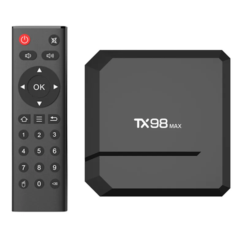 TX98 MAX комплект - сет-топ-бокс Android 12 H618 2ГБ/16ГБ 2.4ГВт WiFi сеть HD VS TX2