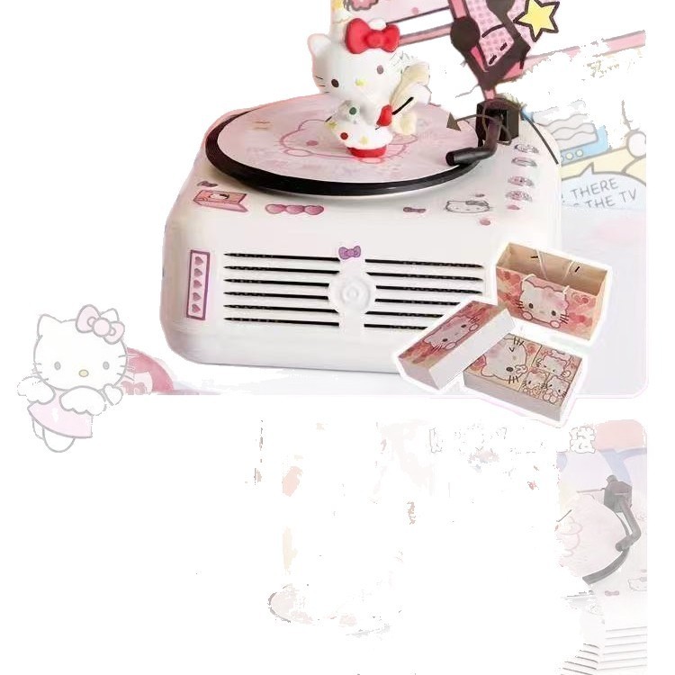 ハローキティ レトロ Bluetooth スピーカー 小型 新しい KT 猫オーディオ 誕生日プレゼント 女の子の親友へ|undefined