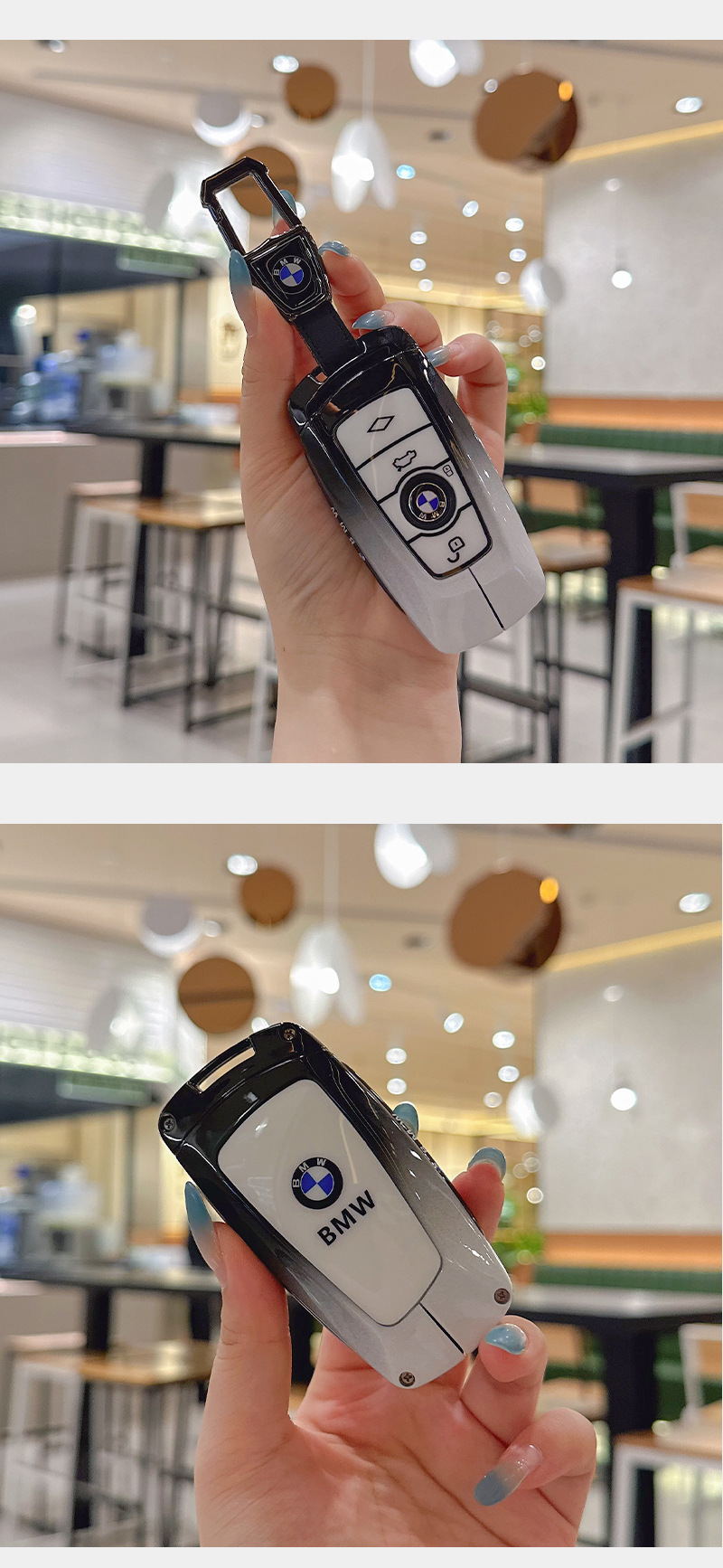 Suitable for Old Bmw 5 Series Key Cover 3 Series X1X3X5X6X7Z4M3 Male 528/320/740 Car Bag Buckle Shell