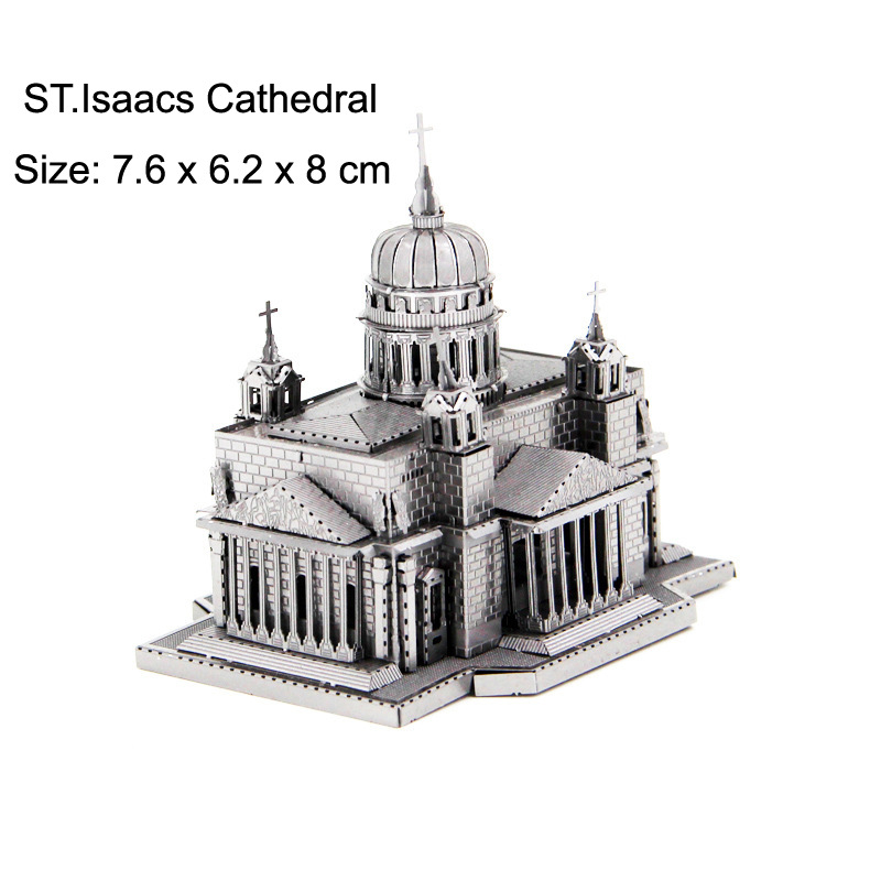 Aipin 3D metal 3D puzzle Building series Notre Dame de Paris belleza durmiente Castillo asamblea modelo regalo cumpleaños