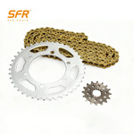 改装摩托车配件适用雅马哈小牙盘大飞一体520 16齿MT07 09 XSR700