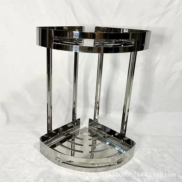 201 bright double layer one-piece corner frame