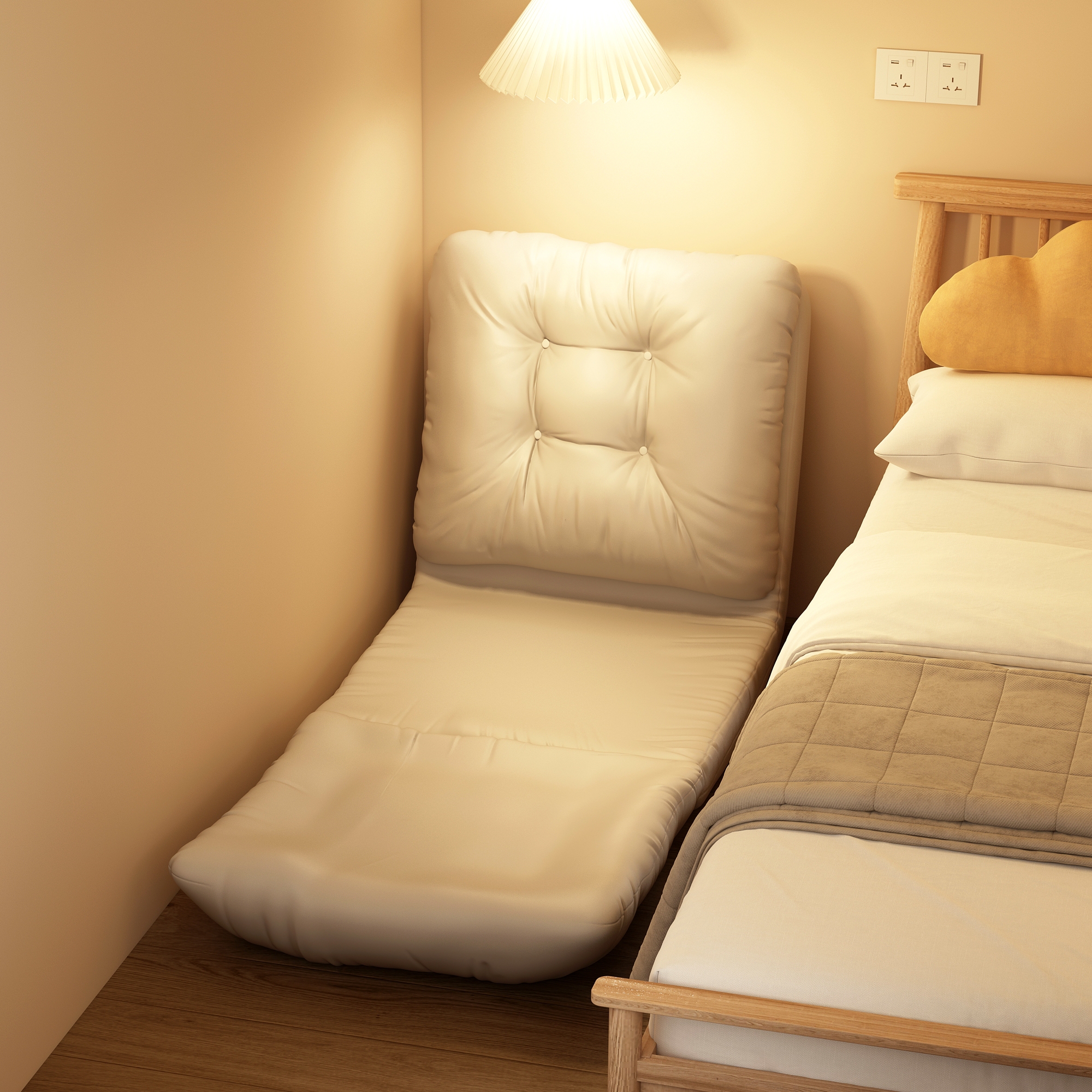 Lazy Sofa Bedroom Bedside Cushion Floor Stacking Sofa Bed Human Doghouse Human Bay Window Cushion Tatami