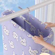 晒被子神器螺旋式晾衣架阳台家用大圆形旋转挂凉晒床单被罩神器