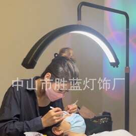 美容灯28寸旋钮款u型纹绣纹眉专用灯跨境美甲半月灯照脸灯具led灯