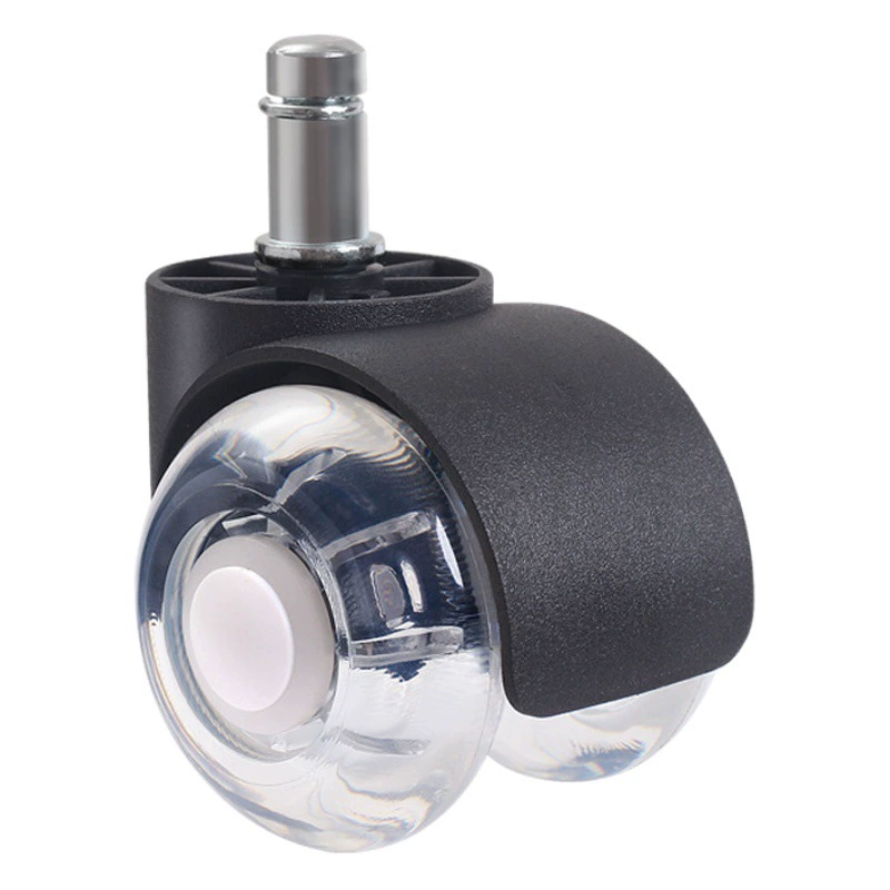 Колесики для офисных стульев и мебели, прозрачные, пружинные, бесшумные, на 2inch колесах, в наличии