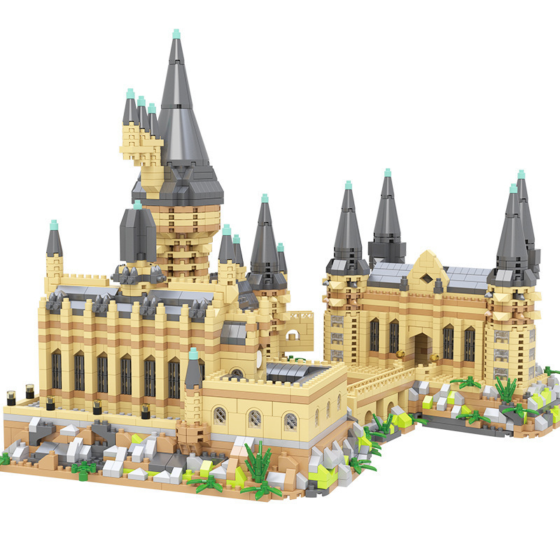 Micro diamante micro partículas ensamblar bloques de construcción 2016 castillo mágico edificio de alta dificultad modelo niño juguete regalo adornos