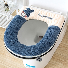 トイレ座布団四季通用家庭用高級感秋冬ファスナー付座布団カバー防水とベルベットが厚くなった
