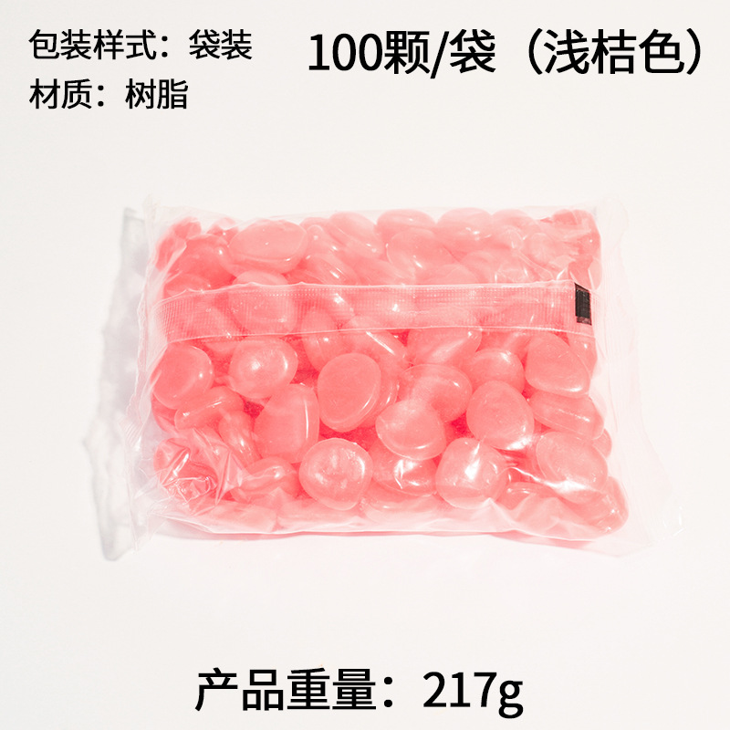 Explosiva villa jardinería en macetas paisajismo guijarros resina de color piedra fluorescente piedra luminosa artificial piedra luminosa