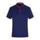 Polo shirt work clothes printed logo summer T-shirt short-sleeved advertising shirt silk cotton lapel tooling embroidery Word Factory clothes T