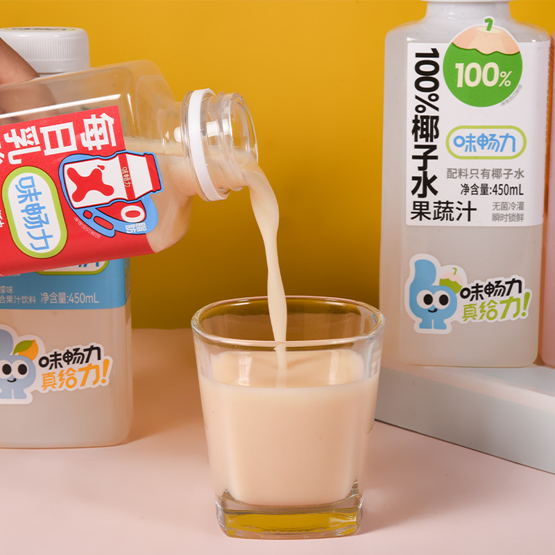 味畅力每日乳酸菌瓶装450ml水果汁饮料维C西柚柠檬水解渴椰子水|undefined