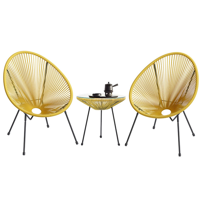 Outdoor Rattan Chair Pe Rattan Chair Egg Chair Noodle Chair Egg-Shaped Chair Sun Chair Courtyard Balcony Available for Wholesale